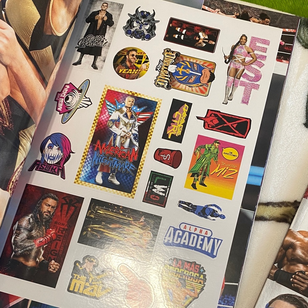 2 Wwe Official Program With Bold Multicolor Desig… - image 3